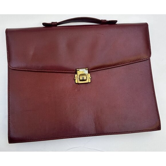 Cheney England | Bags | Vintage World Cheney England Burgundy Red ...